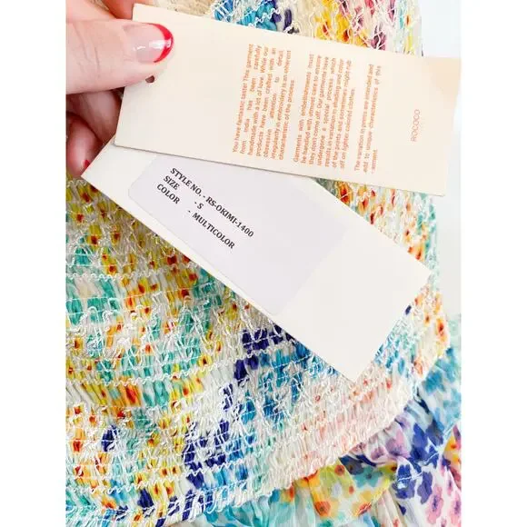 Rococo Sand NWT Okimi Multicolor Maxi Dress - Picture 8 of 10